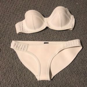 Triangl White swim set